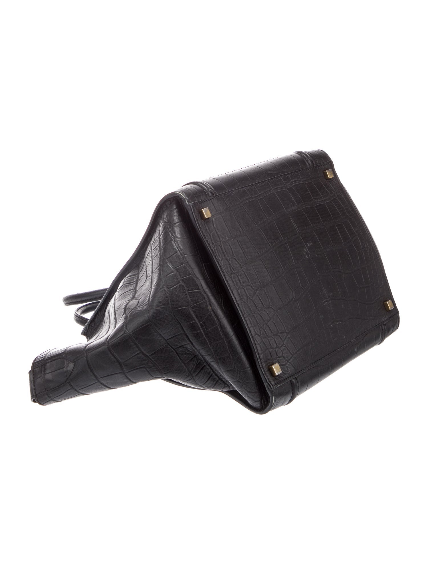 Celine Leather Luggage Phantom - Black Totes, Handbags - CEL307271