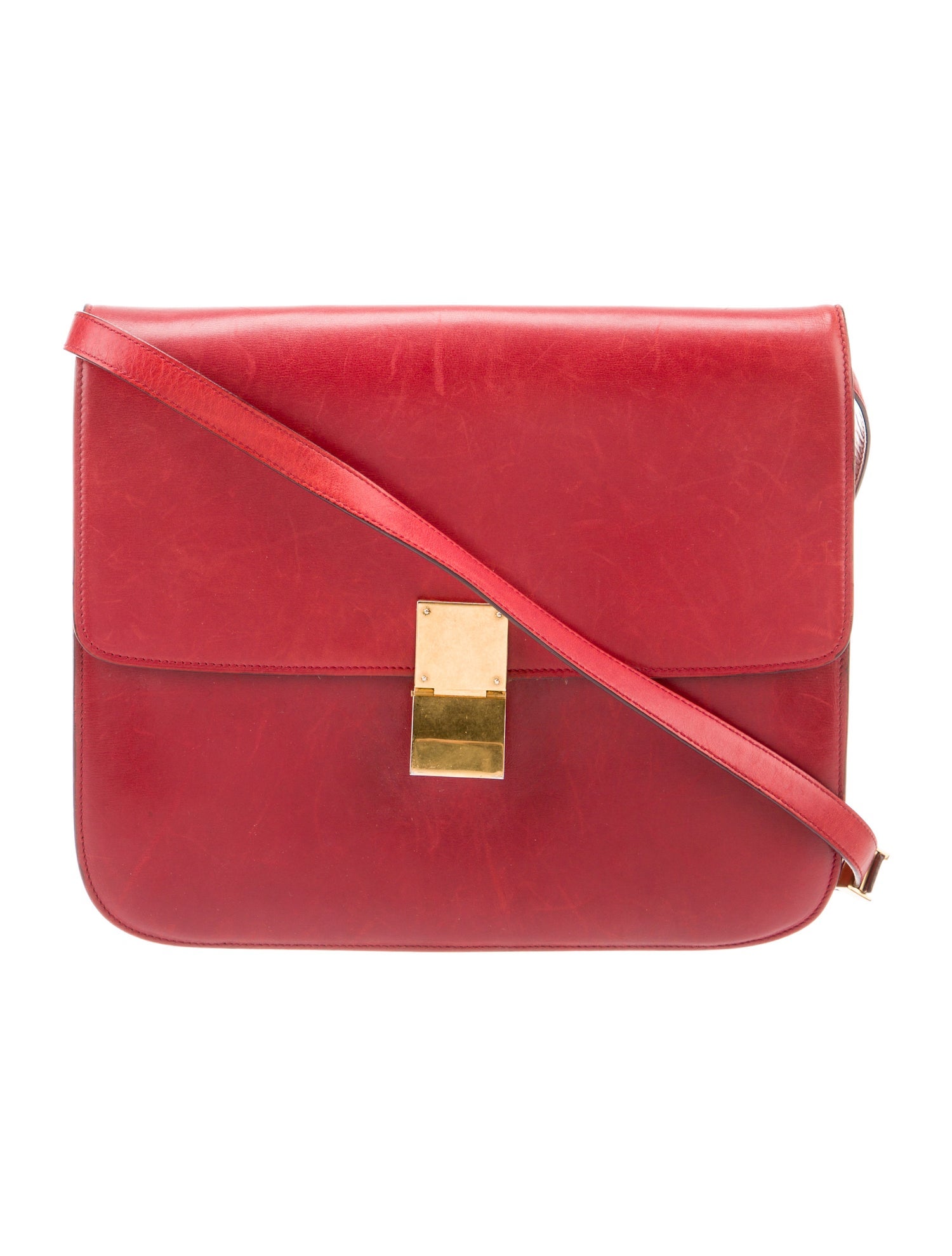 Celine Leather Classic Box Large