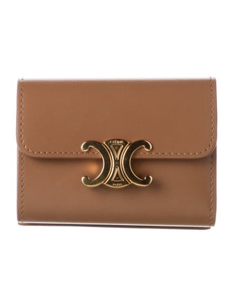 Celine 2024 Triomphe Compact Wallet