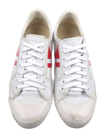 Celine Canvas Printed Sneakers