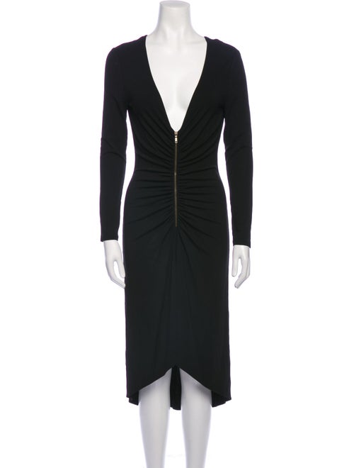 Celine V-Neck Midi Length Dress