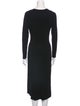 Celine V-Neck Midi Length Dress