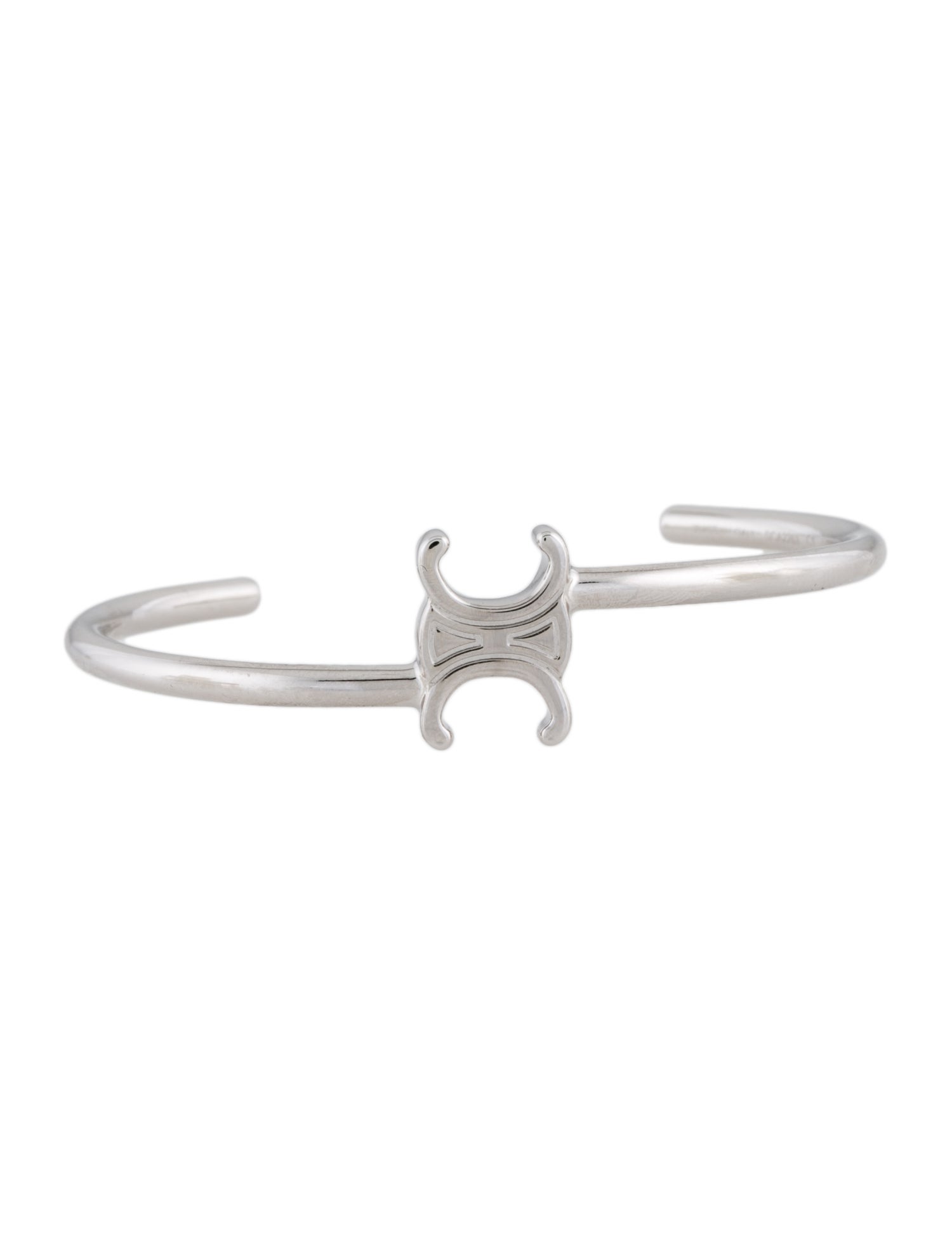 【CELINE】TRIOMPHE ASYMMETRIC CUFF ブレスレット Celine Triomphe Asymmetric Cuff Bracelet - dodotop.ru