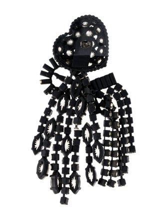 Celine Crystal Riviere Single Drop Earring