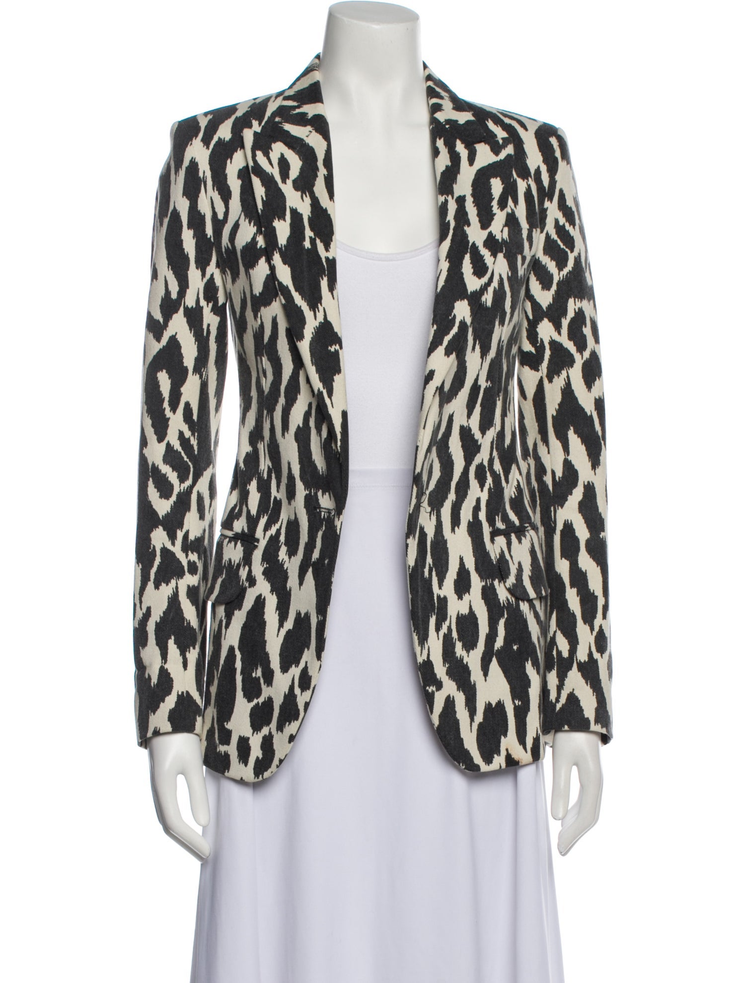 Celine Animal Print Blazer