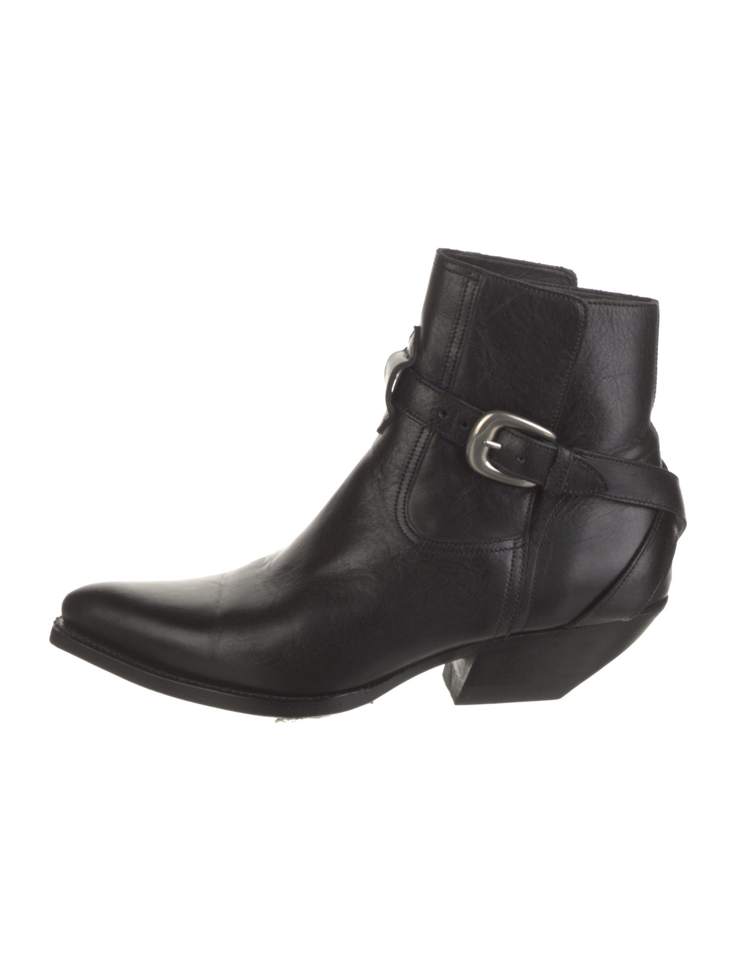 Celine Leather Moto Boots
