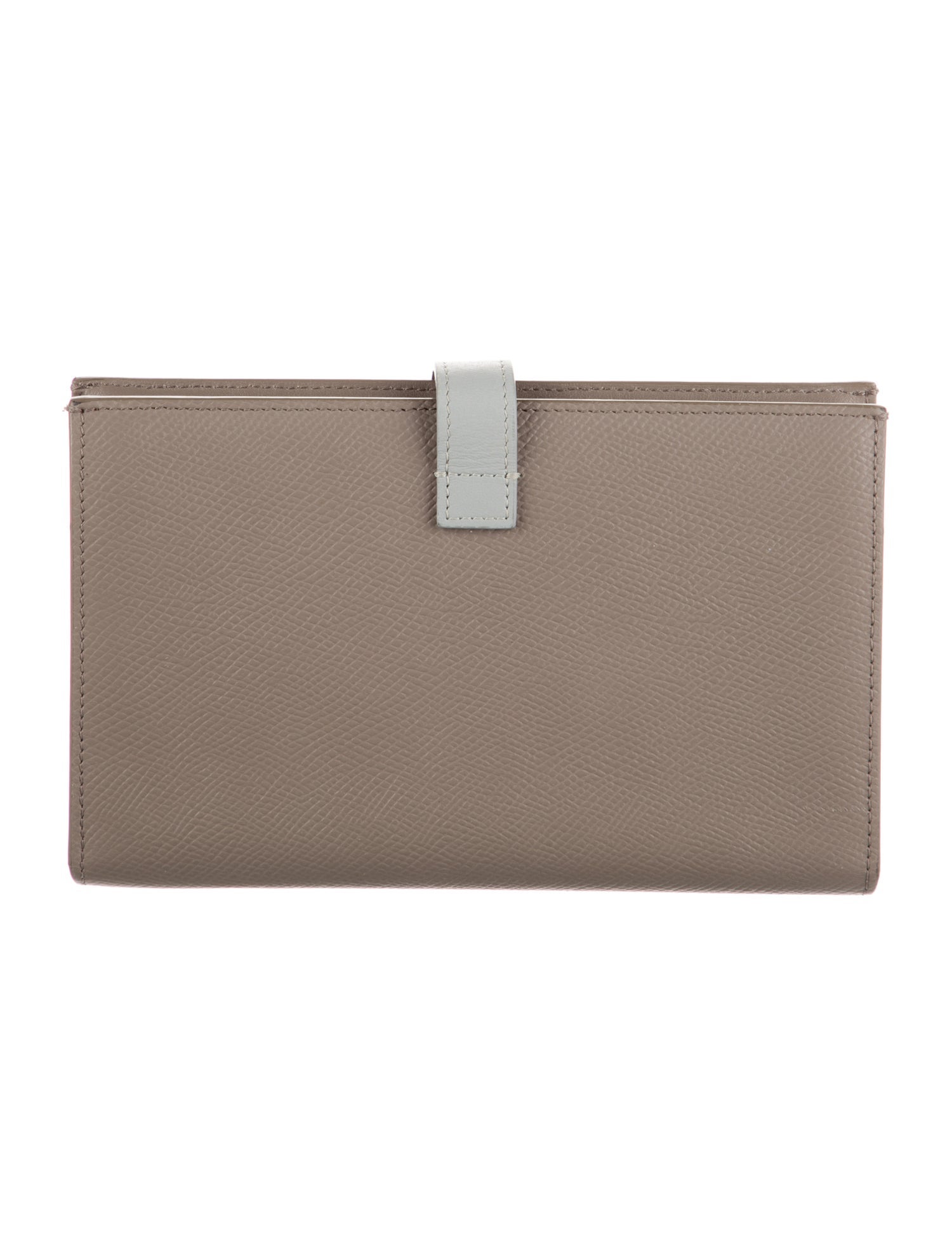 Celine Leather Bifold Wallet - Grey Wallets, Accessories