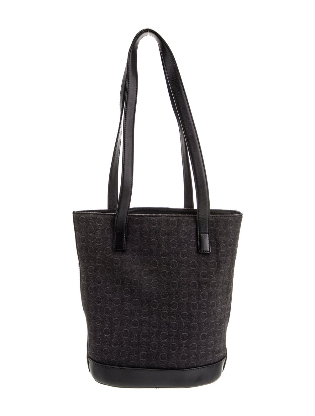 Celine Macadam Bucket Bag Vintage Black Bucket Bags, Handbags