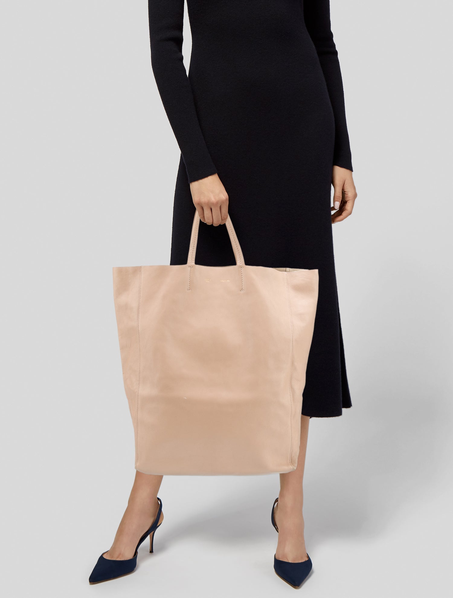 CABAS SHOPPING BAG VERTICAL / BLK