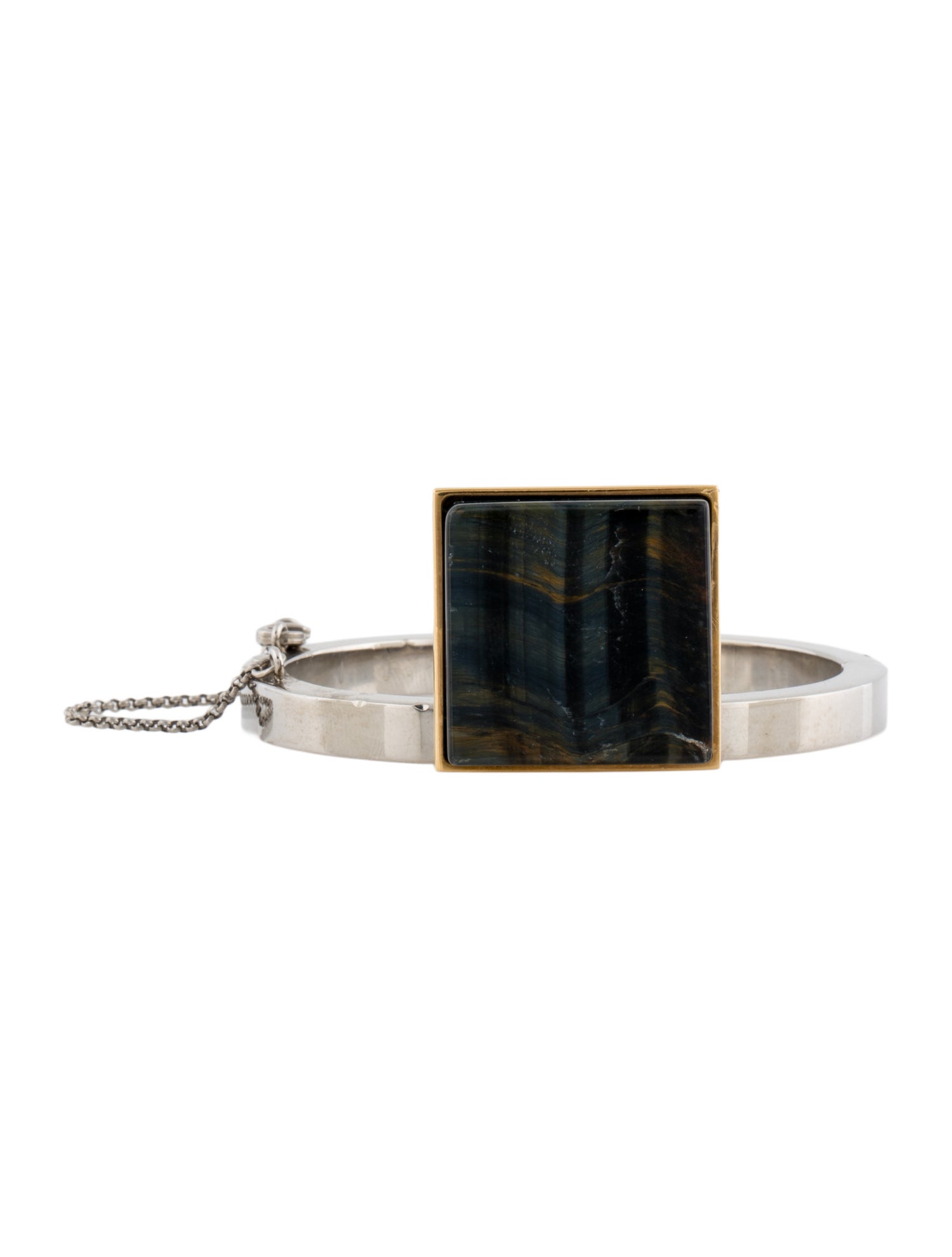Celine Modernist Hinged Bangle Bracelet