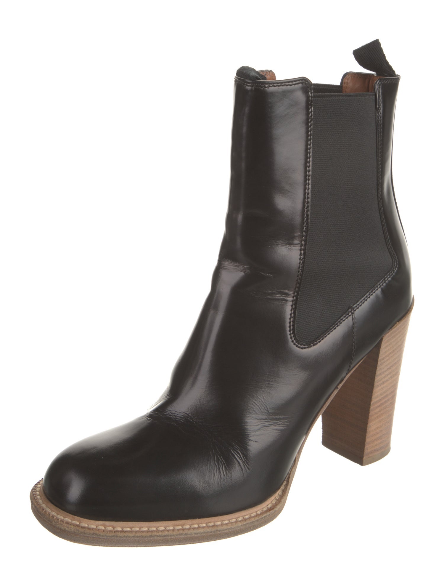 Celine Leather Chelsea Boots