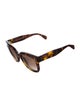 Celine Wayfarer Gradient Sunglasses