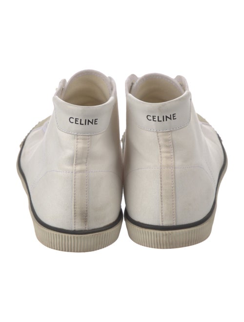 Celine Canvas Colorblock Pattern Sneakers