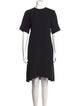 Celine Crew Neck Knee-Length Dress