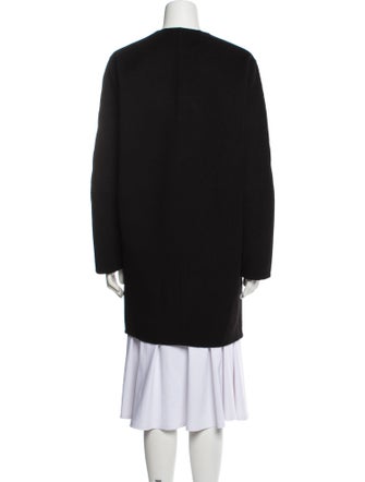 Celine Wool Tweed Pattern Trench Coat