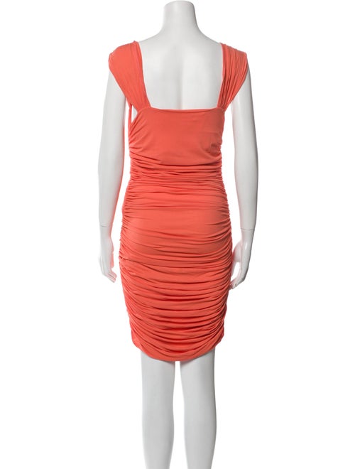 Celine Square Neckline Knee-Length Dress