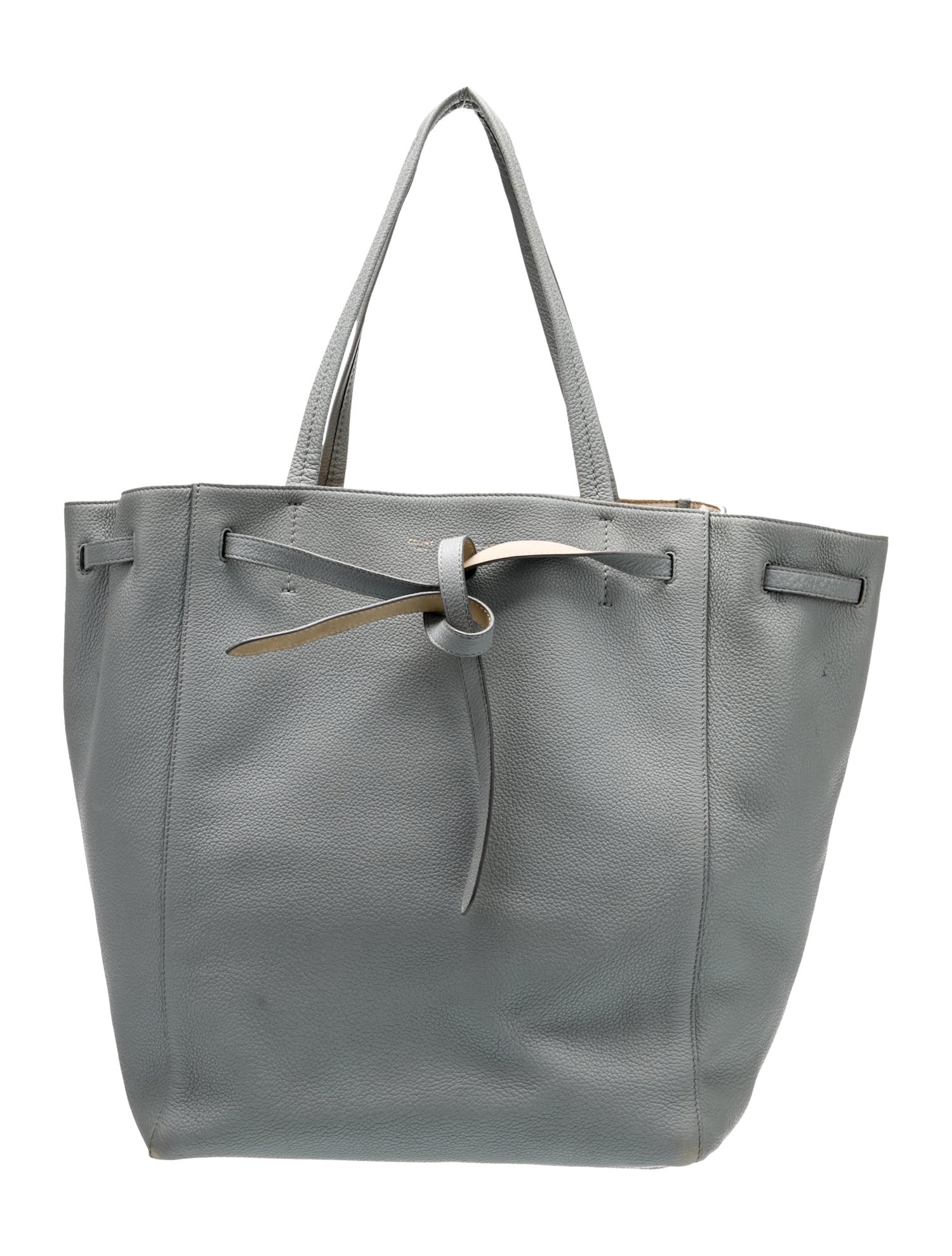 Celine Leather Cabas Phantom w/Belt Small