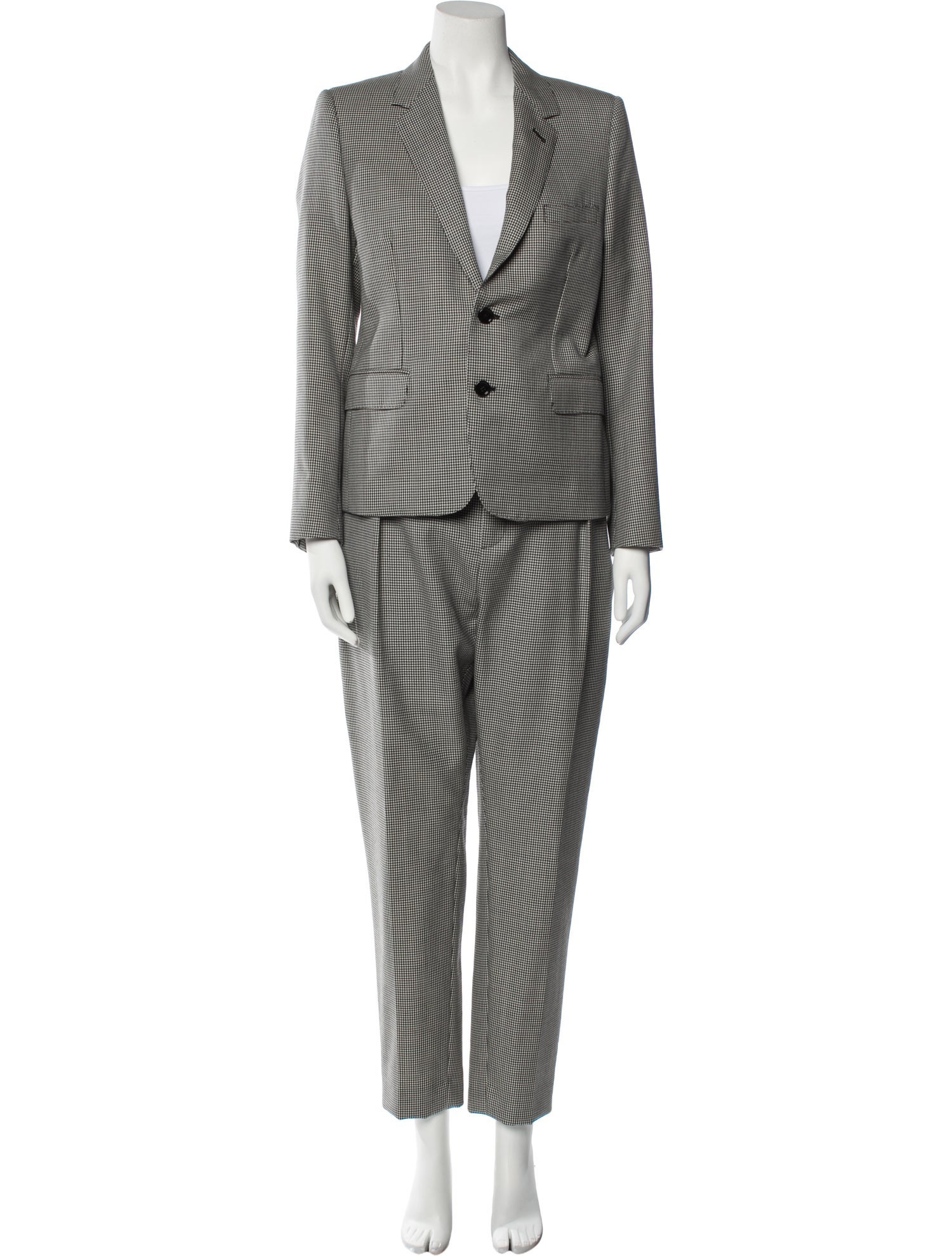 Celine Wool Printed Pantsuit