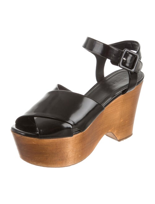 Céline Leather Multistrap Platform Sandals Shoes Céline Leather Multistrap Platform Sandals Shoes