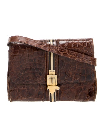 Celine Alligator Messenger Bag