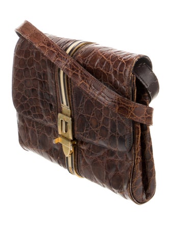 Celine Alligator Messenger Bag