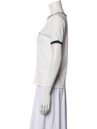 Celine Graphic Print Crew Neck T-Shirt