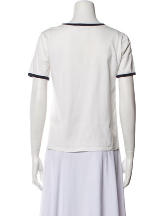 Celine Graphic Print Crew Neck T-Shirt