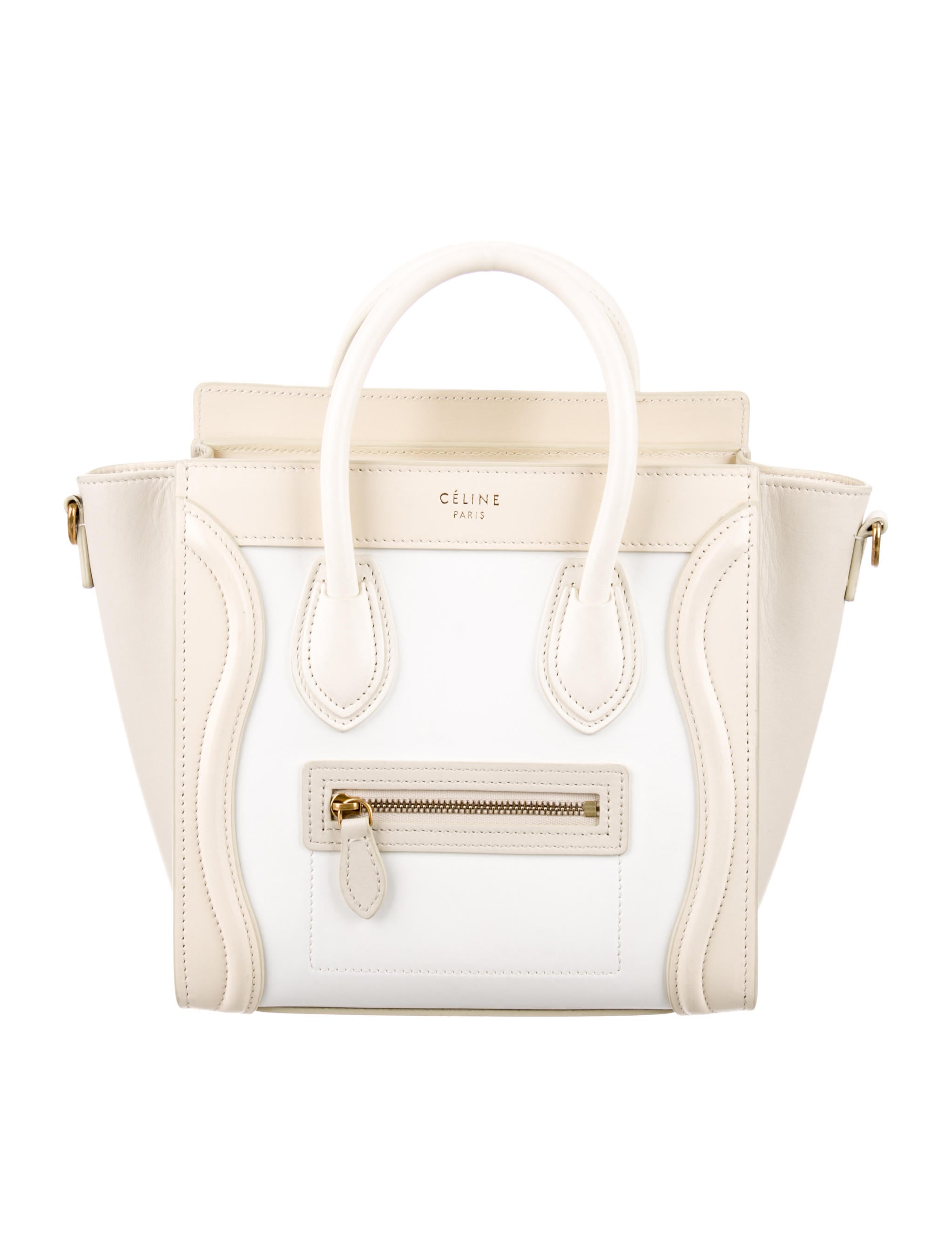 Celine Céline Nano Luggage Tote Handbags CEL31976 The RealReal