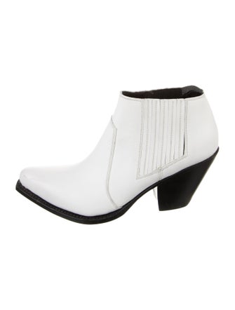 Celine Leather Western Boots