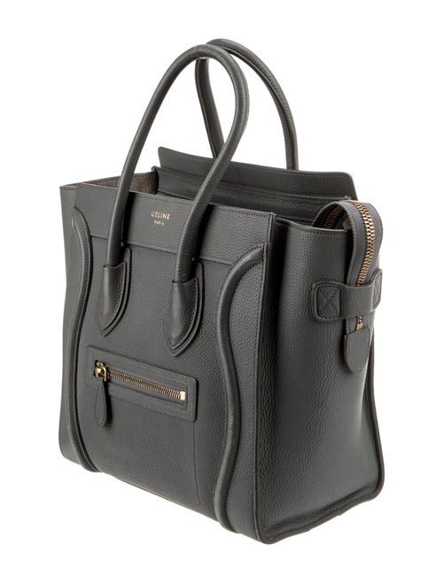 Celine Leather Luggage Micro