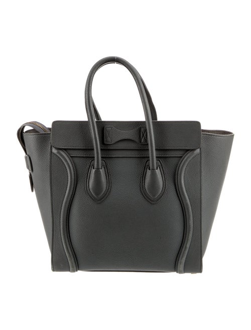 Celine Leather Luggage Micro