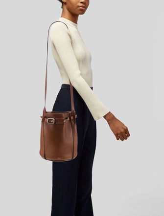 Celine Leather Big Bucket w/Strap