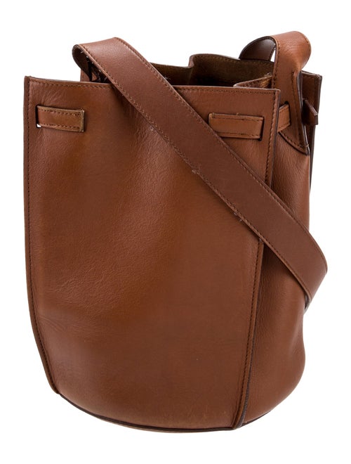 Celine Leather Big Bucket w/Strap