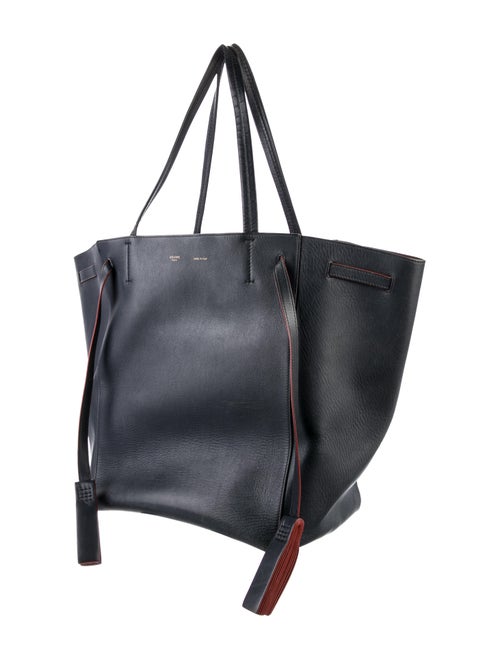 Celine Leather Cabas Phantom w/Belt Medium