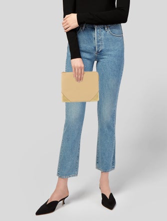 Celine Lambskin Bicolor Coeur Pouch