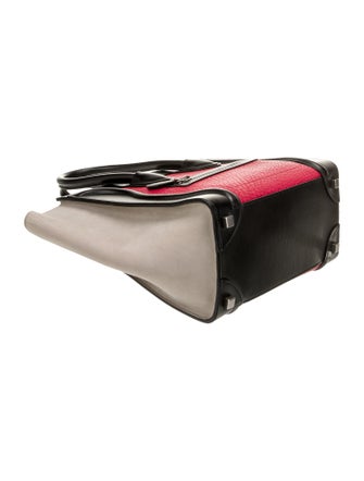 Celine Leather Luggage Micro