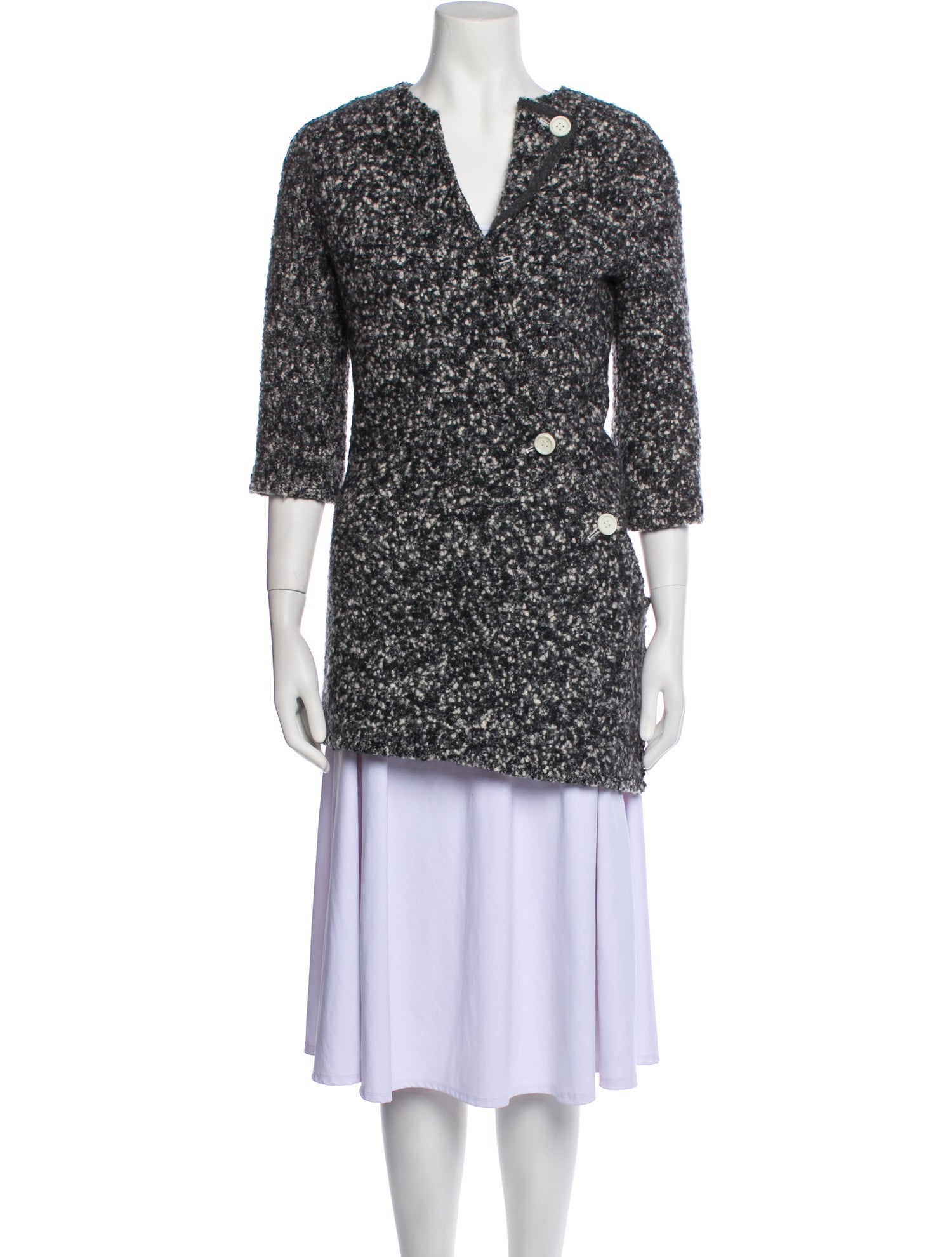 Celine Tweed Pattern Evening Jacket