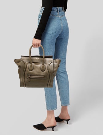 Celine Leather Luggage Mini