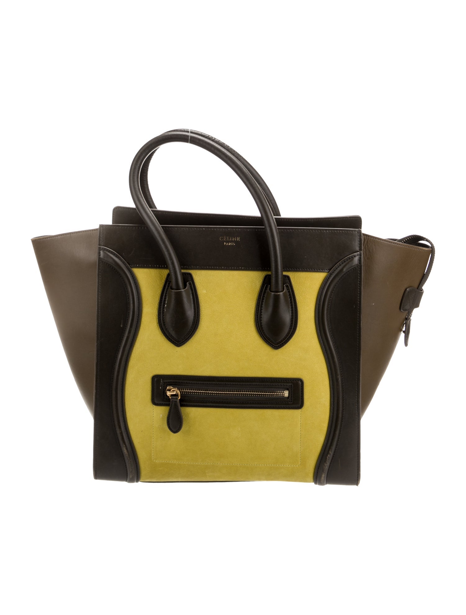 Celine Leather Luggage Mini