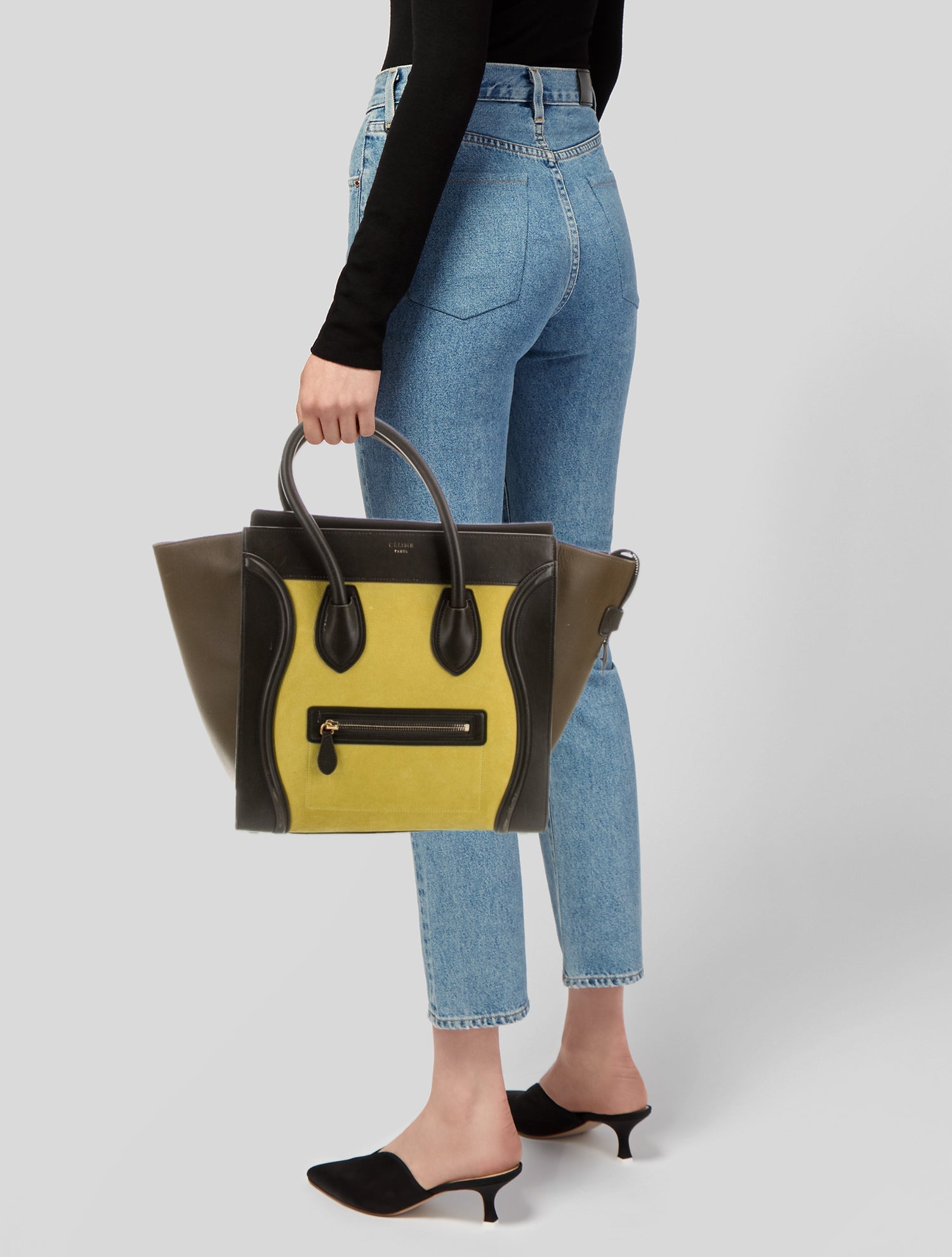 Celine Leather Luggage Mini