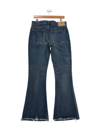 Celine Mid-Rise Wide Leg Jeans