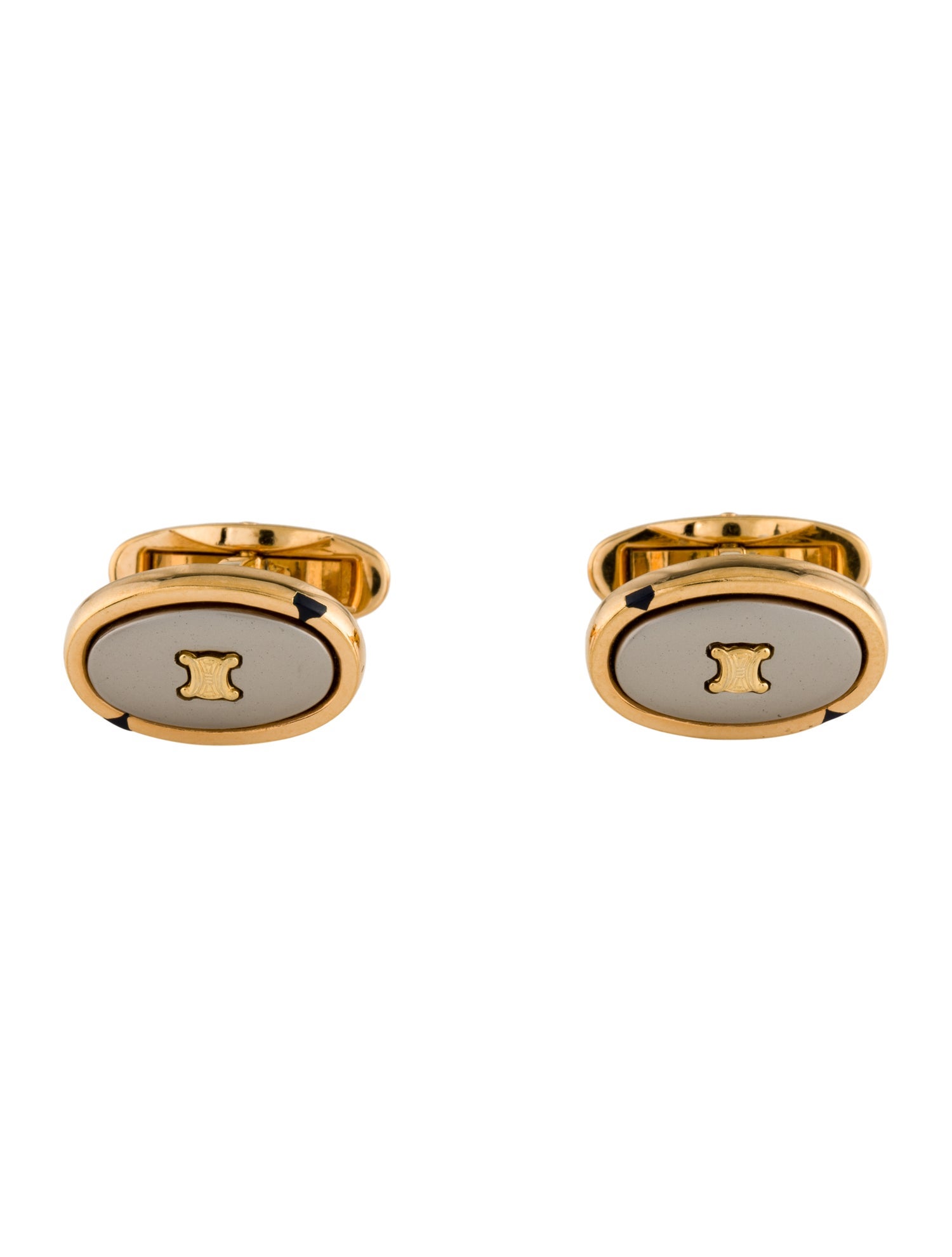 Celine Logo Cufflinks
