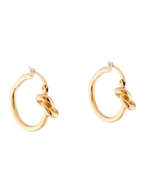 Celine Knot Hoop Earrings