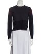 Celine Wool Colorblock Pattern Sweater