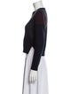 Celine Wool Colorblock Pattern Sweater