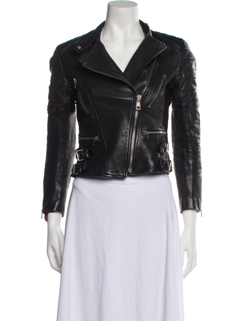 Celine Leather Biker Jacket