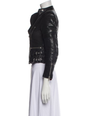 Celine Leather Biker Jacket