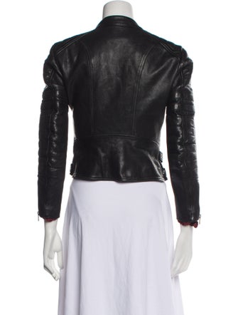 Celine Leather Biker Jacket