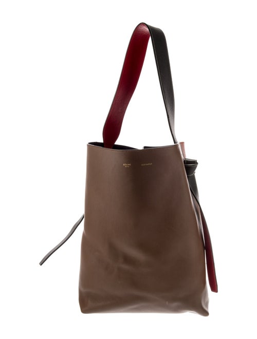 Celine Leather Twisted Cabas