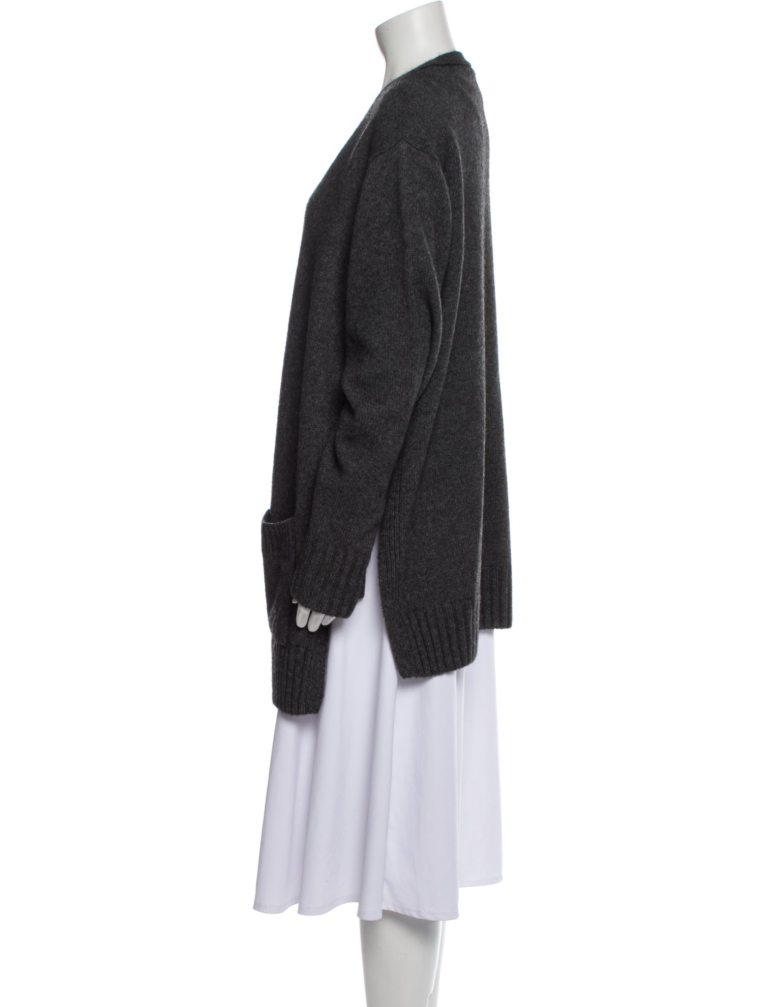 Celine Plunge Neckline Sweater